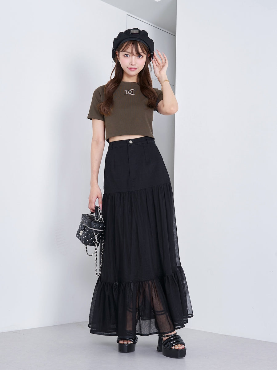 モデル:163cm(着用サイズ:FREE 着用カラー:C-GRY)
