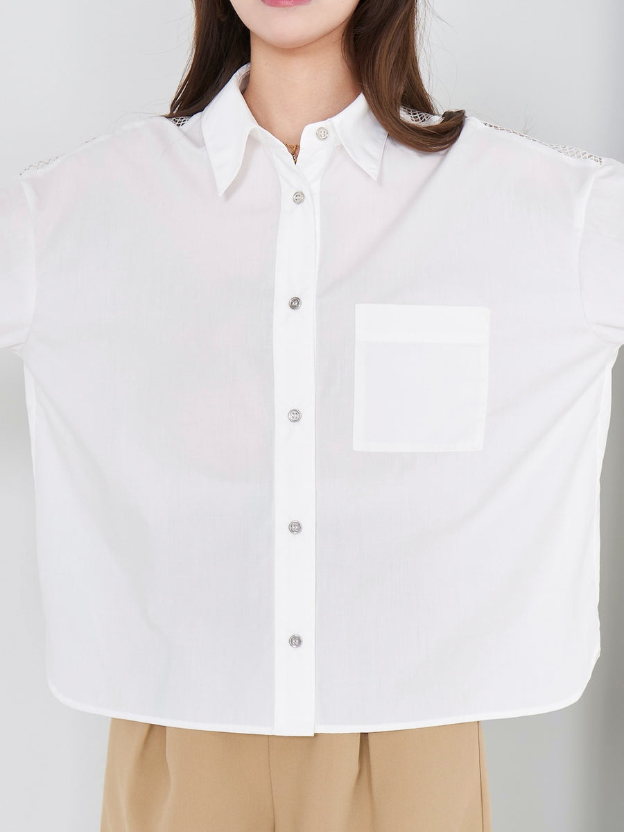 モデル:163cm(着用サイズ:FREE 着用カラー:WHT)