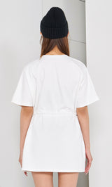 モデル:163cm(着用サイズ:FREE 着用カラー:WHT)