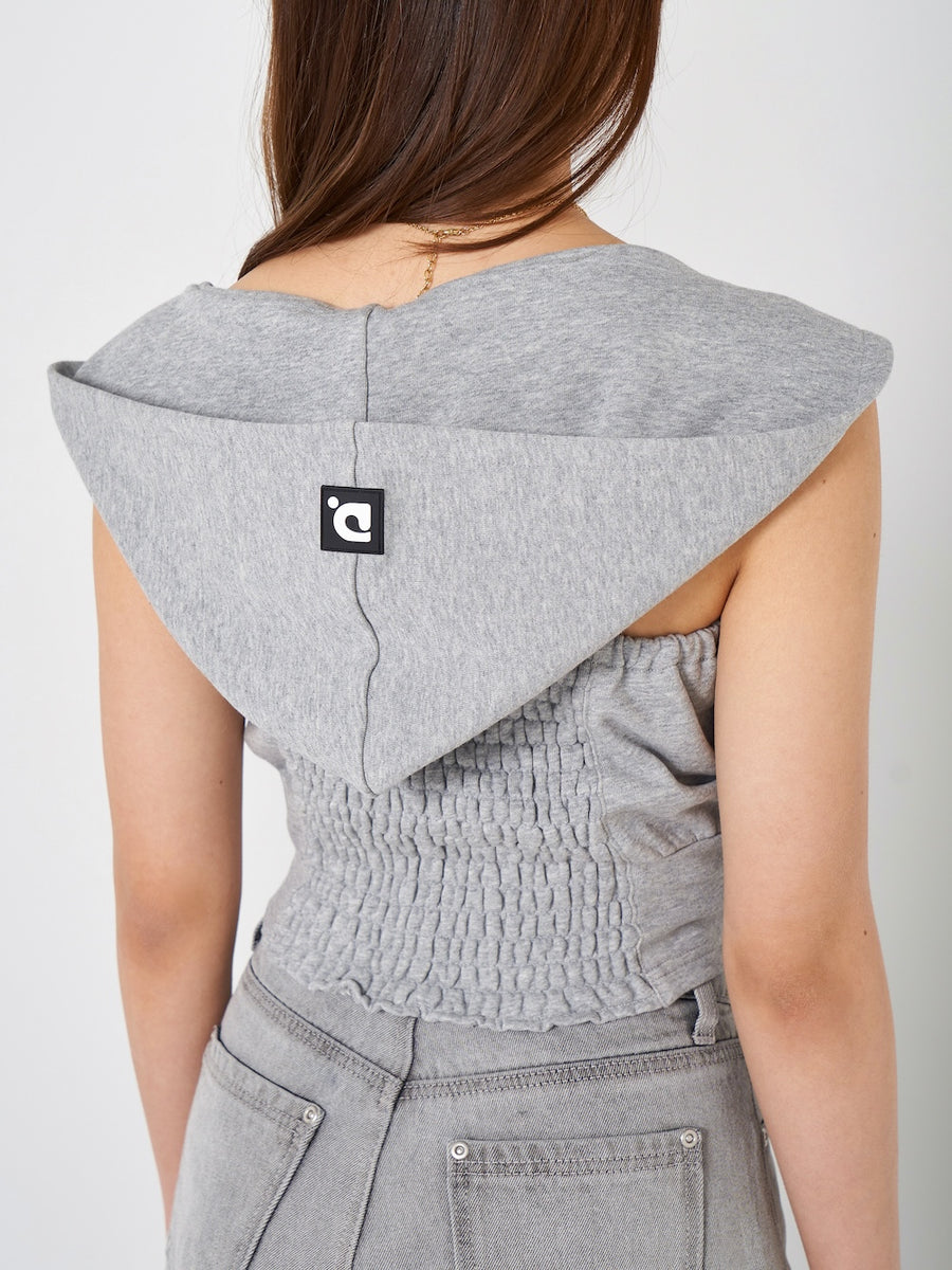 モデル:163cm(着用サイズ:FREE 着用カラー:GRY)