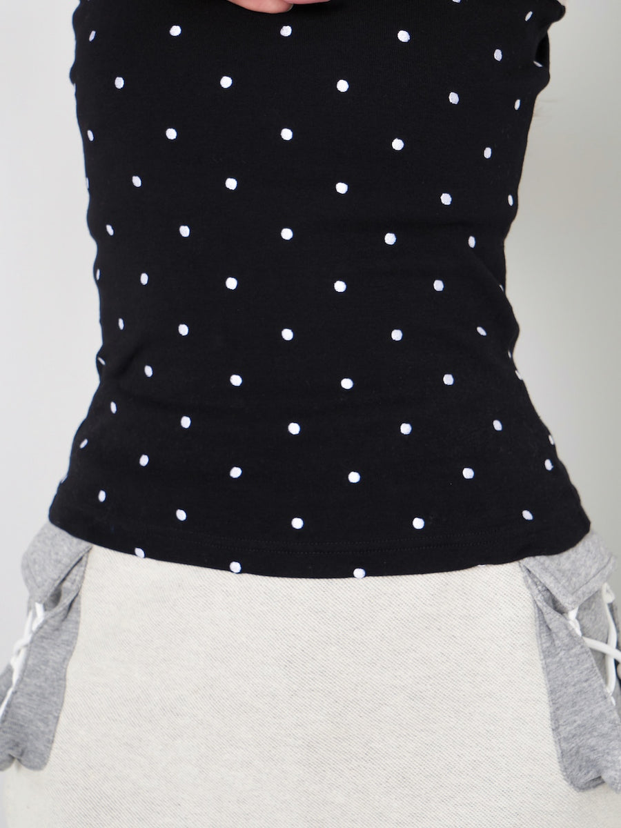 モデル:163cm(着用サイズ:FREE 着用カラー:BLK)