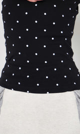 モデル:163cm(着用サイズ:FREE 着用カラー:BLK)
