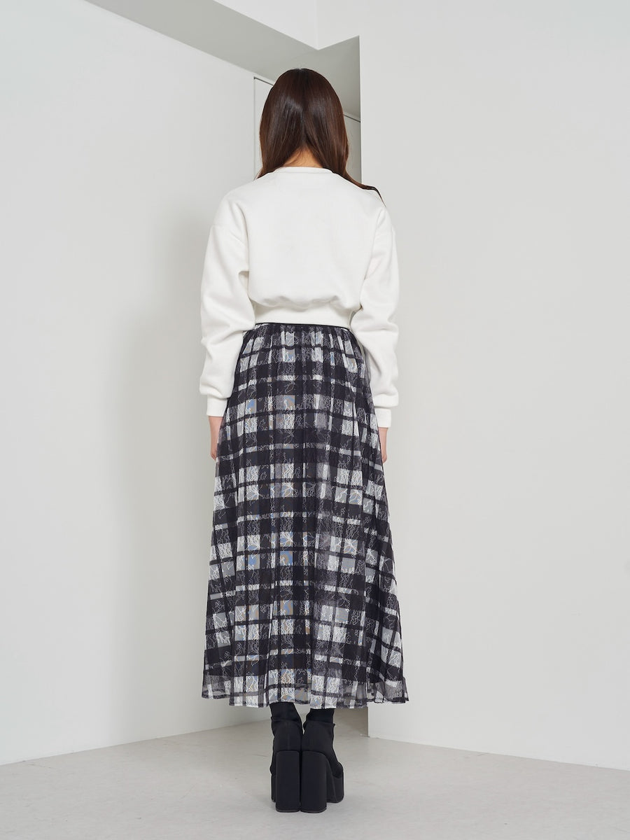 モデル:163cm(着用サイズ:FREE 着用カラー:BLK)