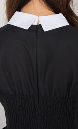 モデル:163cm(着用サイズ:FREE 着用カラー:BLK)