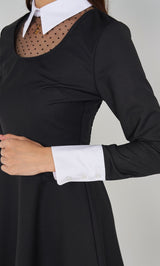 モデル:163cm(着用サイズ:FREE 着用カラー:BLK)