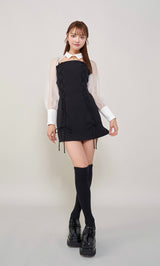 モデル:163cm(着用サイズ:FREE 着用カラー:BLK)