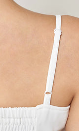 モデル:163cm(着用サイズ:FREE 着用カラー:WHT)