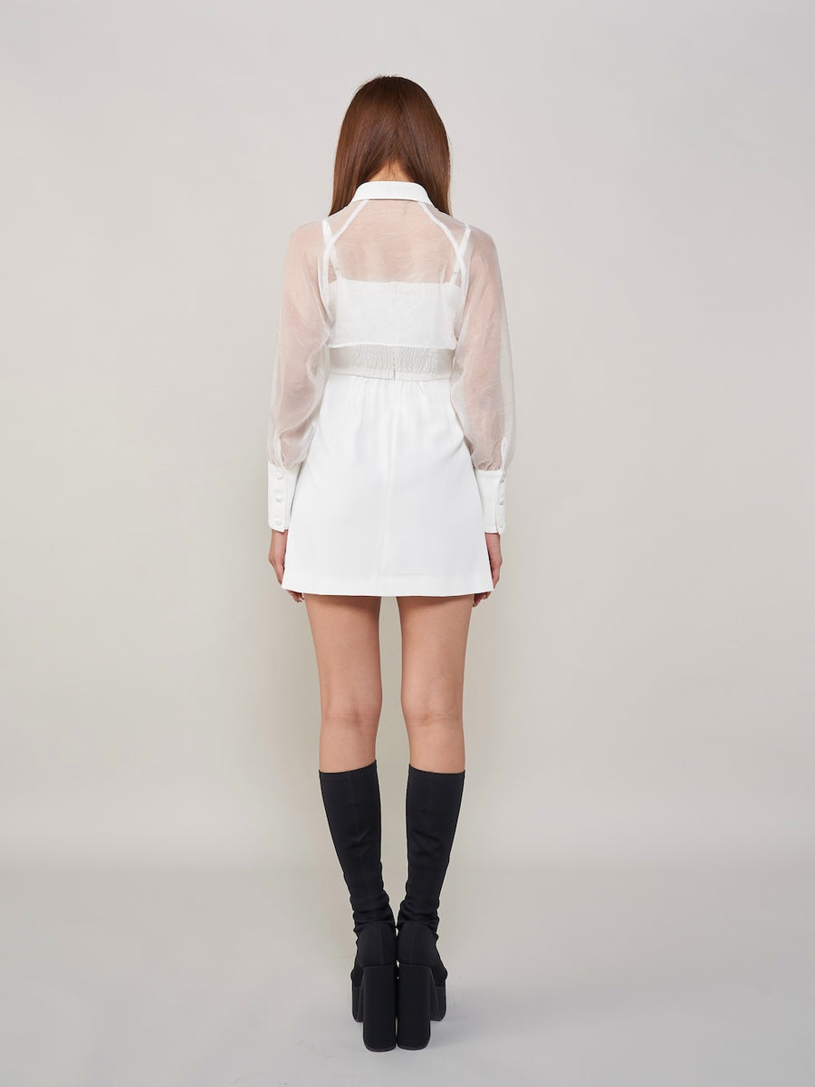 モデル:163cm(着用サイズ:FREE 着用カラー:WHT)