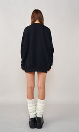 モデル:163cm(着用サイズ:FREE 着用カラー:BLK)