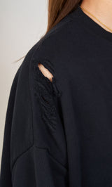 モデル:163cm(着用サイズ:FREE 着用カラー:BLK)