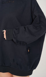 モデル:163cm(着用サイズ:FREE 着用カラー:BLK)