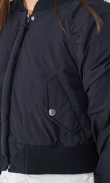 モデル:163cm(着用サイズ:FREE 着用カラー:BLK)