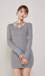 モデル:163cm(着用サイズ:FREE 着用カラー:GRY)