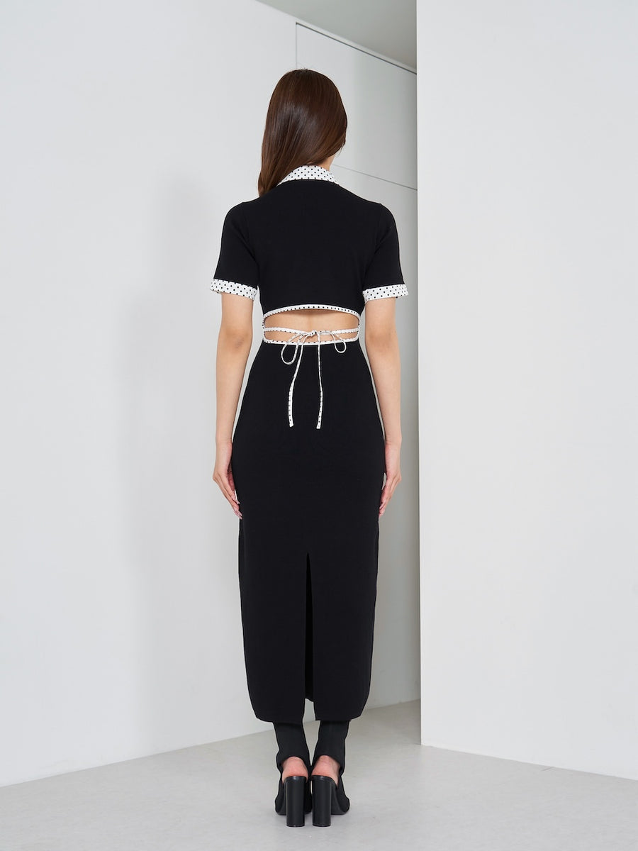 モデル:163cm(着用サイズ:FREE 着用カラー:BLK)
