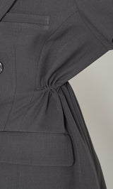 モデル:160cm(着用サイズ:FREE 着用カラー:C-GRY)