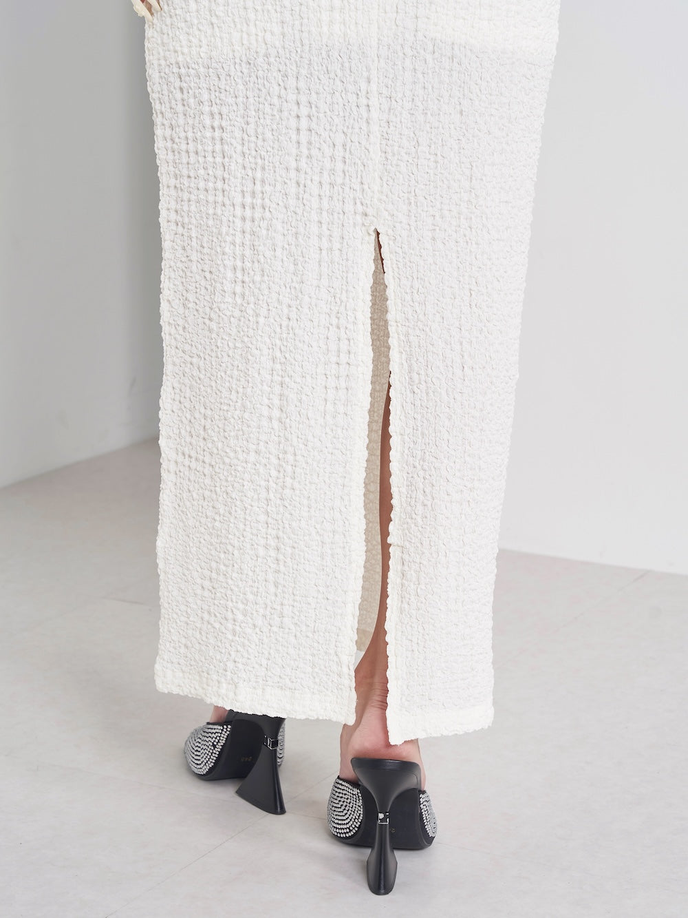 モデル:163cm(着用サイズ:FREE 着用カラー:BLK)