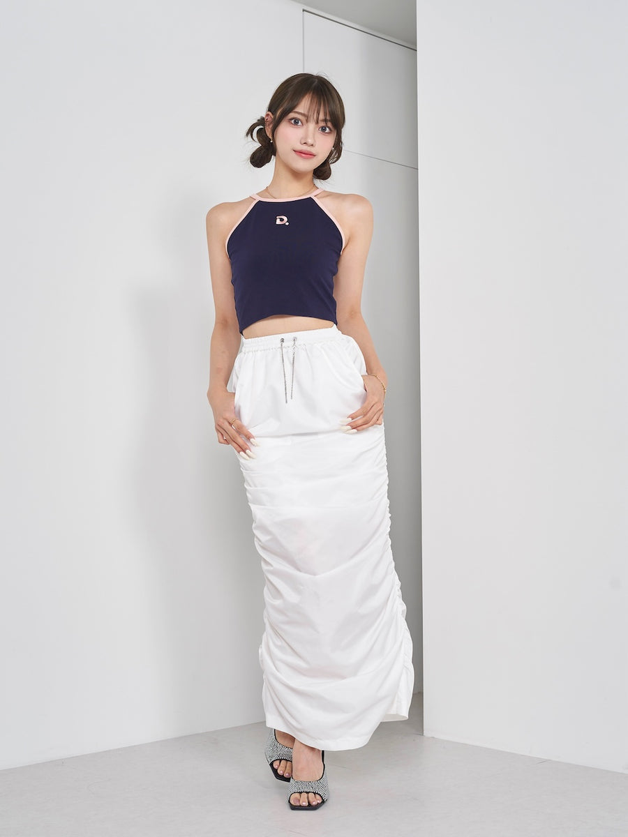 モデル:163cm(着用サイズ:FREE 着用カラー:NVY)