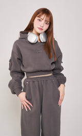 モデル:163cm(着用サイズ:FREE 着用カラー:C-GRY)