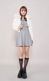 モデル:163cm(着用サイズ:FREE 着用カラー:GRY)
