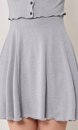 モデル:163cm(着用サイズ:FREE 着用カラー:GRY)