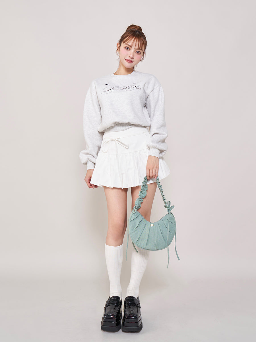 モデル:163cm(着用サイズ:FREE 着用カラー:WHT)