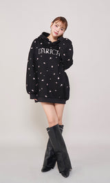 モデル:163cm(着用サイズ:FREE 着用カラー:BLK)