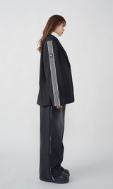 モデル:163cm(着用サイズ:FREE 着用カラー:BLK)