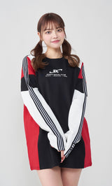 モデル:163cm(着用サイズ:FREE 着用カラー:RED)