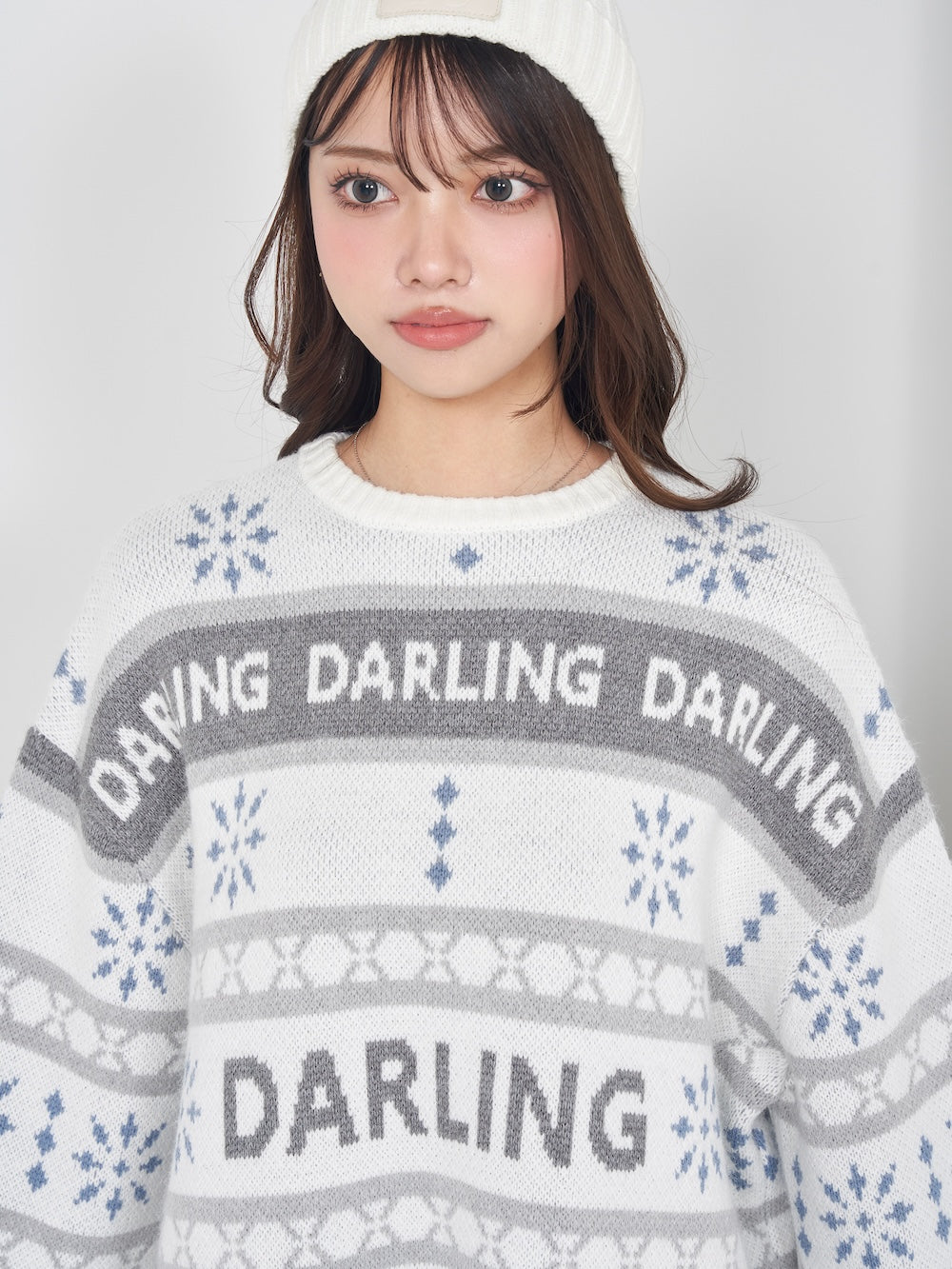 モデル:163cm(着用サイズ:FREE 着用カラー:IVO)