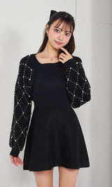 モデル:163cm(着用サイズ:FREE 着用カラー:BLK)