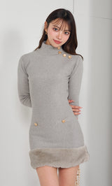 モデル:163cm(着用サイズ:FREE 着用カラー:GRY)