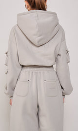 モデル:163cm(着用サイズ:FREE 着用カラー:GRY)