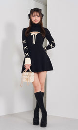 モデル:163cm(着用サイズ:FREE 着用カラー:BLK)