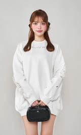 モデル:163cm(着用サイズ:FREE 着用カラー:WHT)