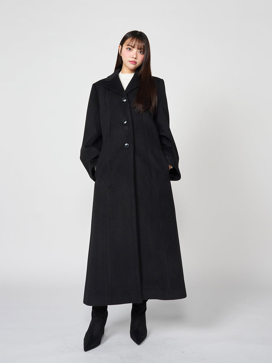 モデル:163cm(着用サイズ:FREE 着用カラー:BLK)