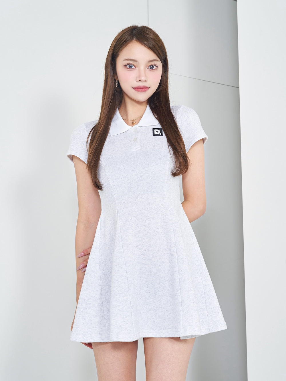 モデル:163cm(着用サイズ:FREE 着用カラー:GRY)
