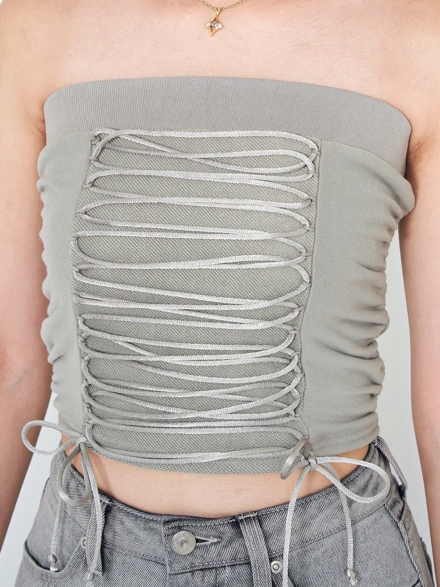 モデル:163cm(着用サイズ:FREE 着用カラー:GRY)