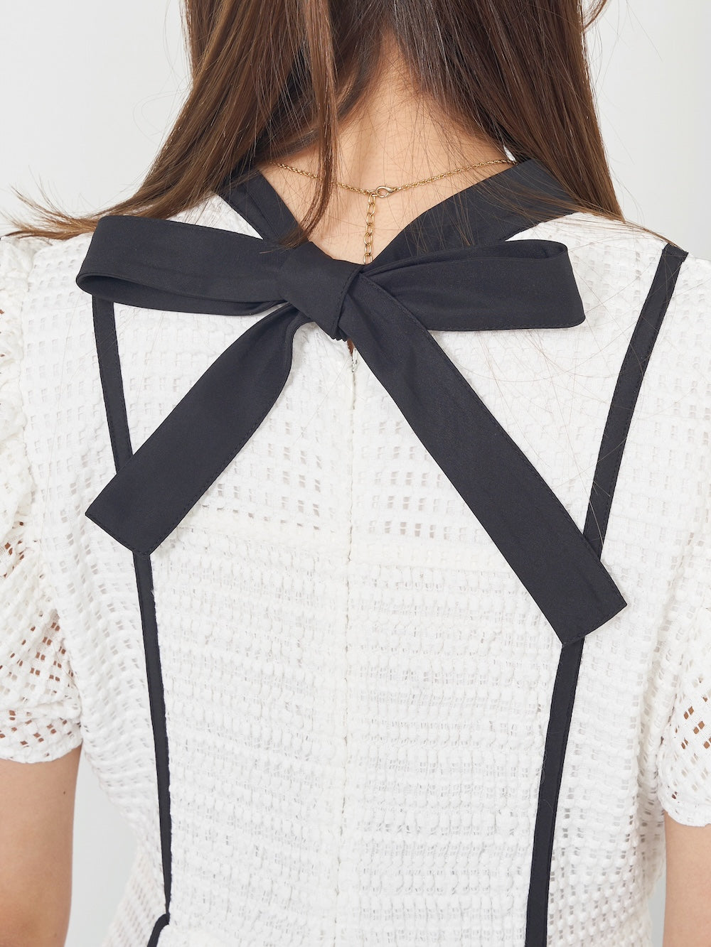 モデル:163cm(着用サイズ:FREE 着用カラー:WHT)