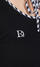 モデル:163cm(着用サイズ:FREE 着用カラー:BLK)