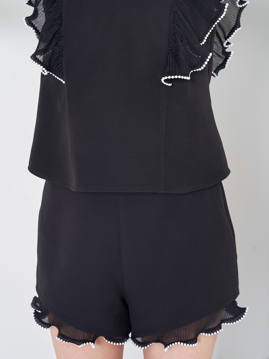 モデル:163cm(着用サイズ:FREE 着用カラー:BLK)