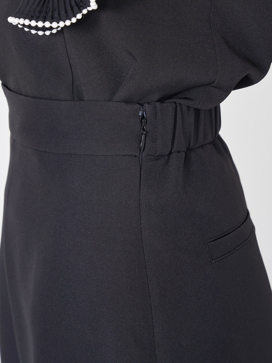モデル:163cm(着用サイズ:FREE 着用カラー:BLK)