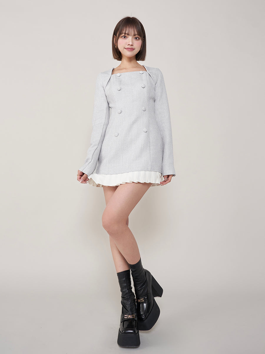 モデル:163cm(着用サイズ:FREE 着用カラー:GRY)