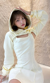 モデル:163cm(着用サイズ:FREE 着用カラー:IVO)