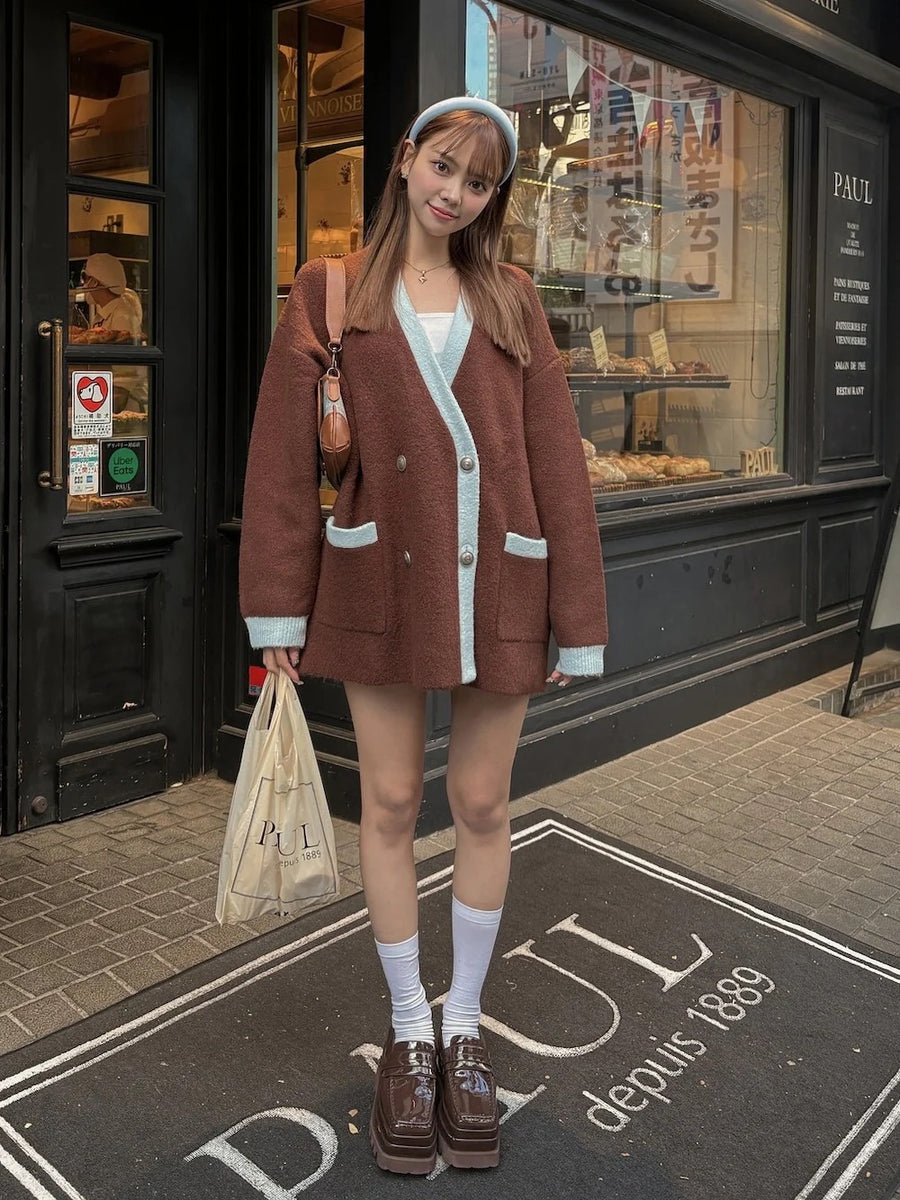 モデル:163cm(着用サイズ:FREE 着用カラー:BRN)