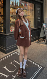 モデル:163cm(着用サイズ:FREE 着用カラー:BRN)