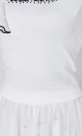 モデル:158cm(着用サイズ:FREE 着用カラー:WHT)