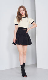 モデル:158cm(着用サイズ:S 着用カラー:BLK)