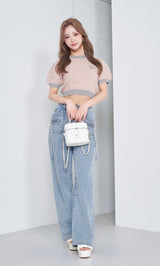 モデル:158cm(着用サイズ:FREE 着用カラー:PNK)