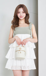モデル:158cm(着用サイズ:FREE 着用カラー:MNT)