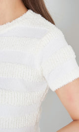 モデル:158cm(着用サイズ:FREE 着用カラー:WHT)